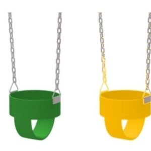 Colorful Bucket Swings