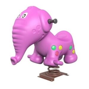 Purple Elephant Spring Rider