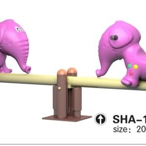 Pink Elephant Seesaw