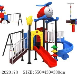 Airplane Theme Slide & Swing Set
