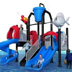 Helicopter Theme Double Slide Set