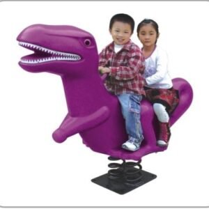 Purple Dinosaur Double Rider