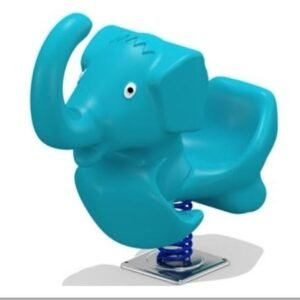 Blue Elephant Spring Rider