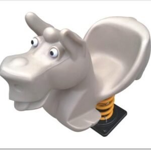 Gray Horse Spring Rider